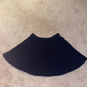 Black skater skirt
